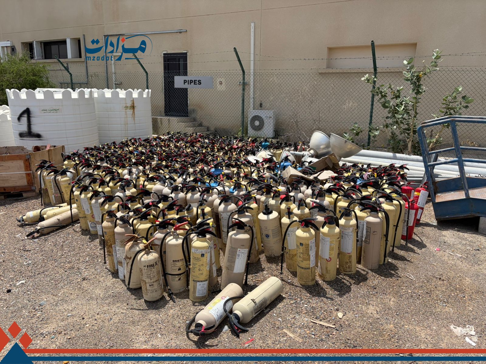 1-Fire Hose Reel Water ,Tanks , Pipe (Bathroom) ,and Chilled Water Pump